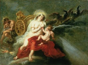 De Geboorte van de Melkweg, 1668 door Peter Paul Rubens